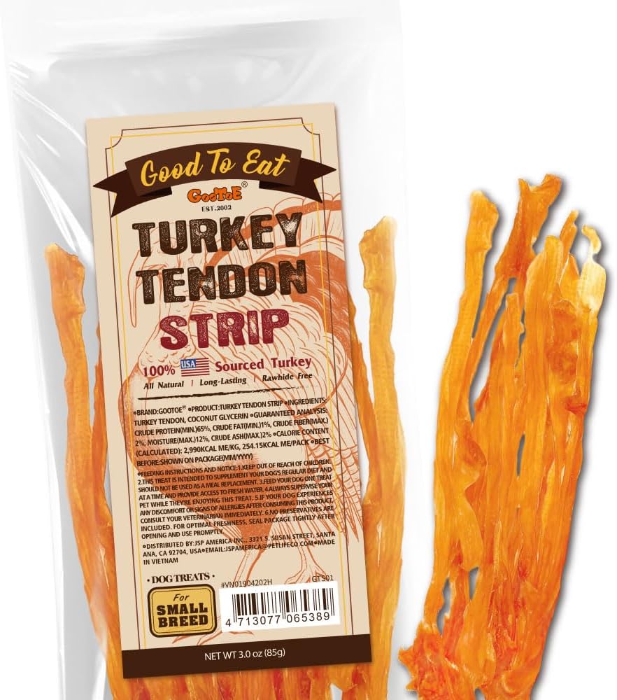 GooToE turkey tendon strip package